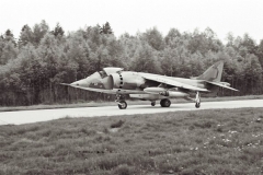 1973_pm_Harrier XV789 after SNEB Firing Rygge Norway May