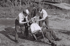 1973_pm_Line Dentists Get to Work on Roy Parkers Teeth May