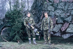 1973_pm_Pete Mears & Dex Dexter Moments Before an Army Attack During a Stand-To Ahden March Hare