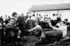 1973_pm_Pete Mears Pours at the Sqn Beer Call May