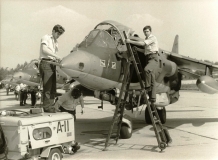 1973_pm_Turn Round Action with Bob Kendall on Trolley & Little Mick Hoare on Steps May