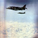 3 Sqn GR3 and 4 Sqn T4 en route to Akrotiri 1989