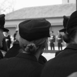 Waiting for the parade to start