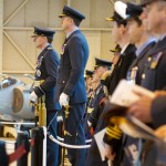 Reviewing the parade