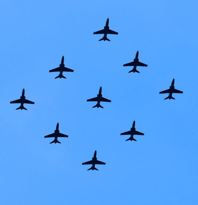 IV(R) Sqn RAF 100 Flypast