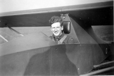 ATC Cadet Duncan Simpson in a Slingsby TX Mk.1 Cadet glider