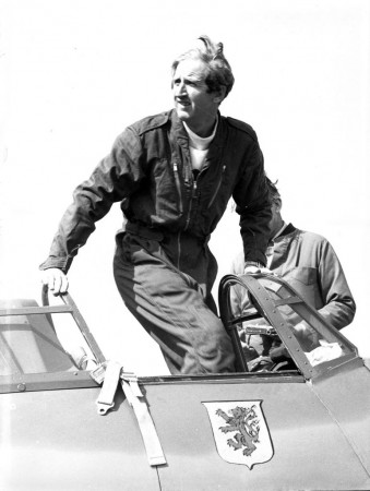 In a Hurricane cockpit